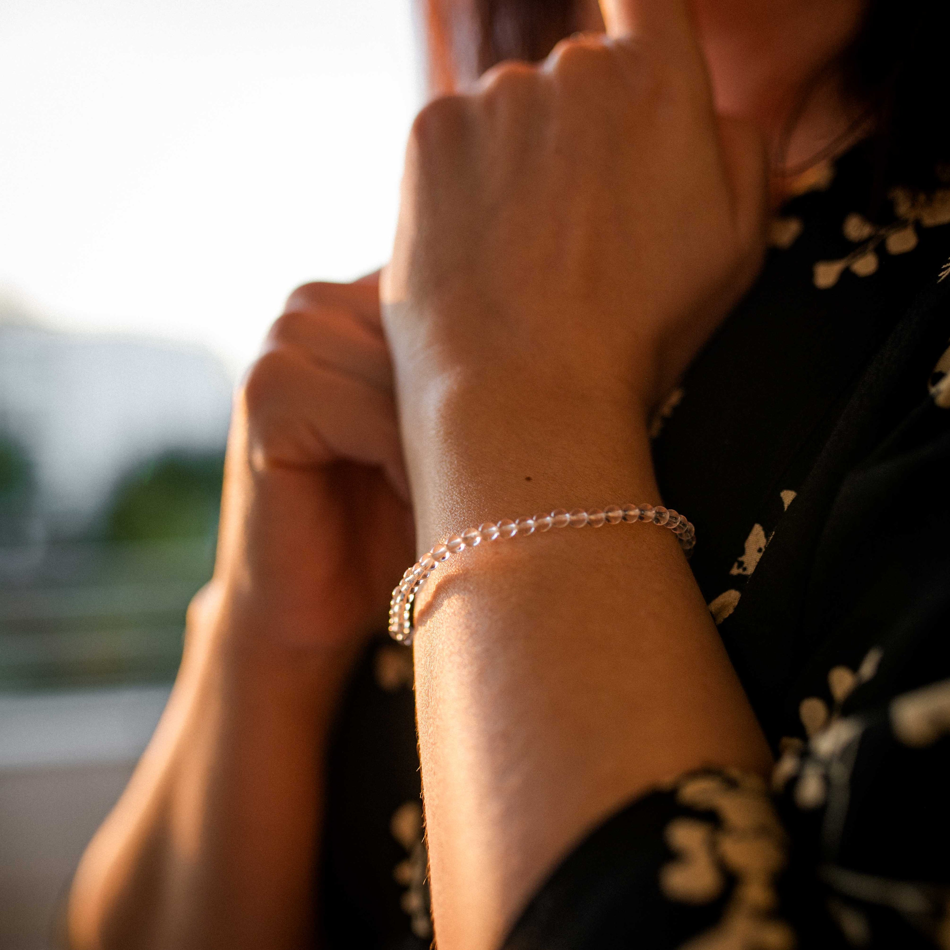 Bergkristall Armband - Ich gehe meinen Weg