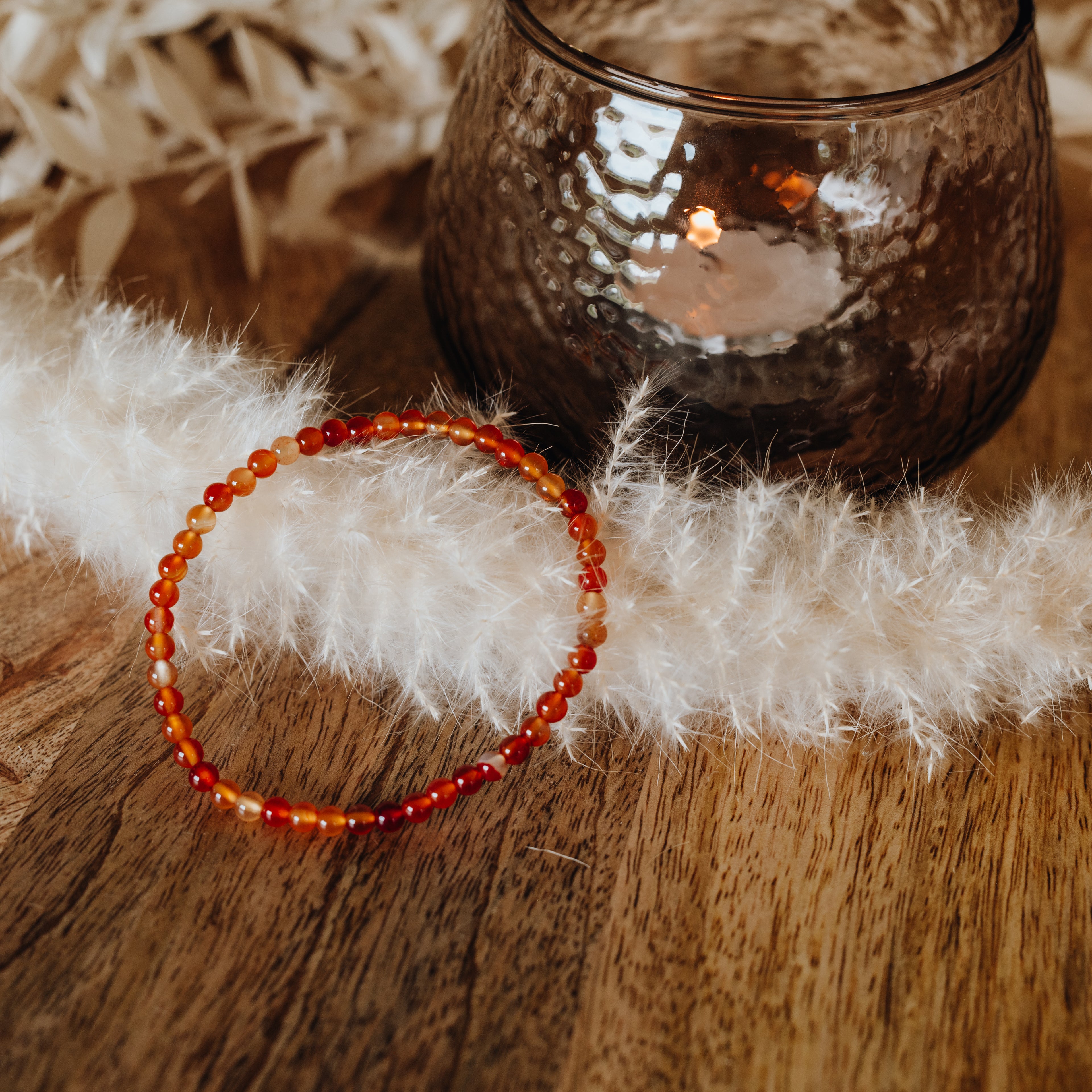 Karneol Armband - Ich bin mutig&stark