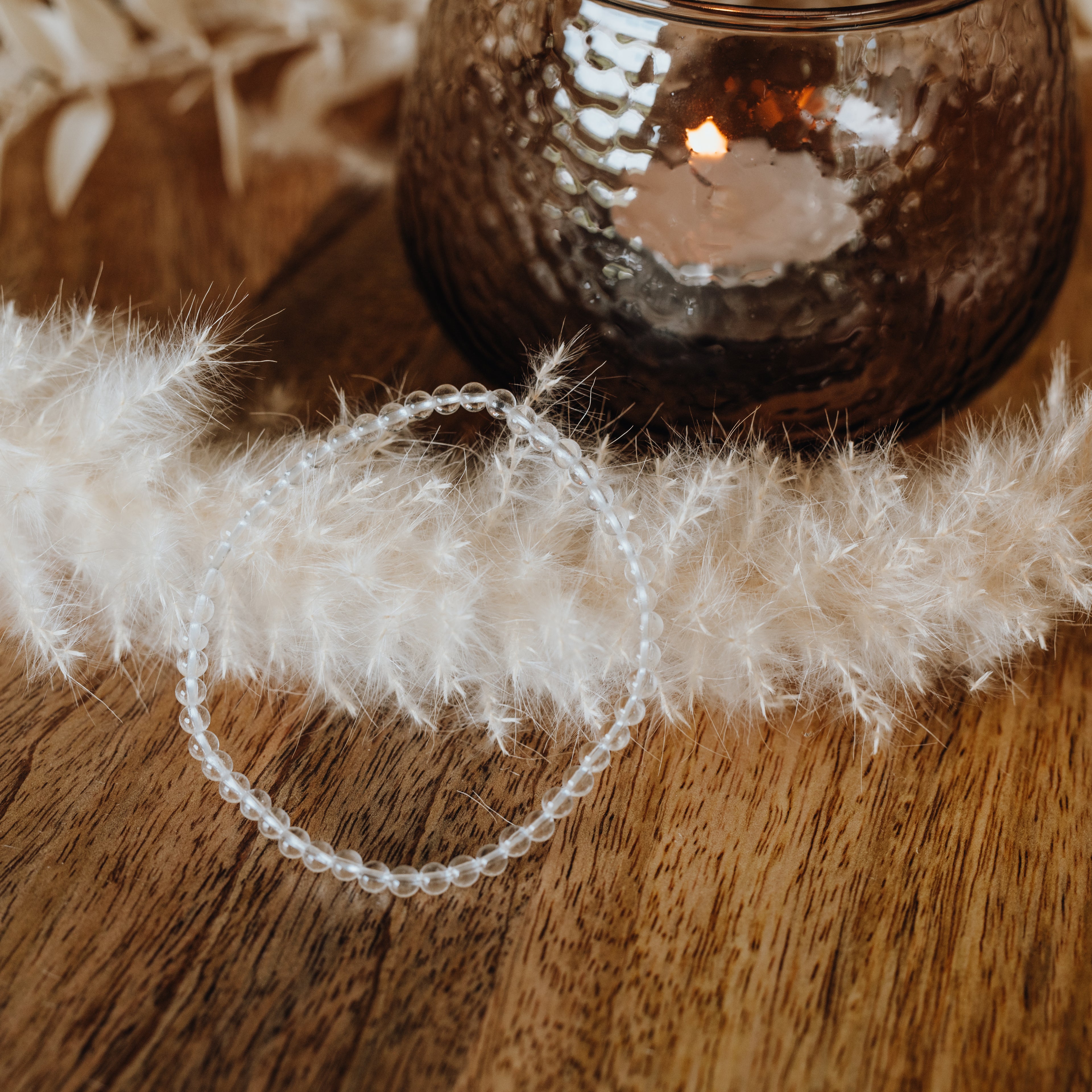 Bergkristall Armband - Ich gehe meinen Weg