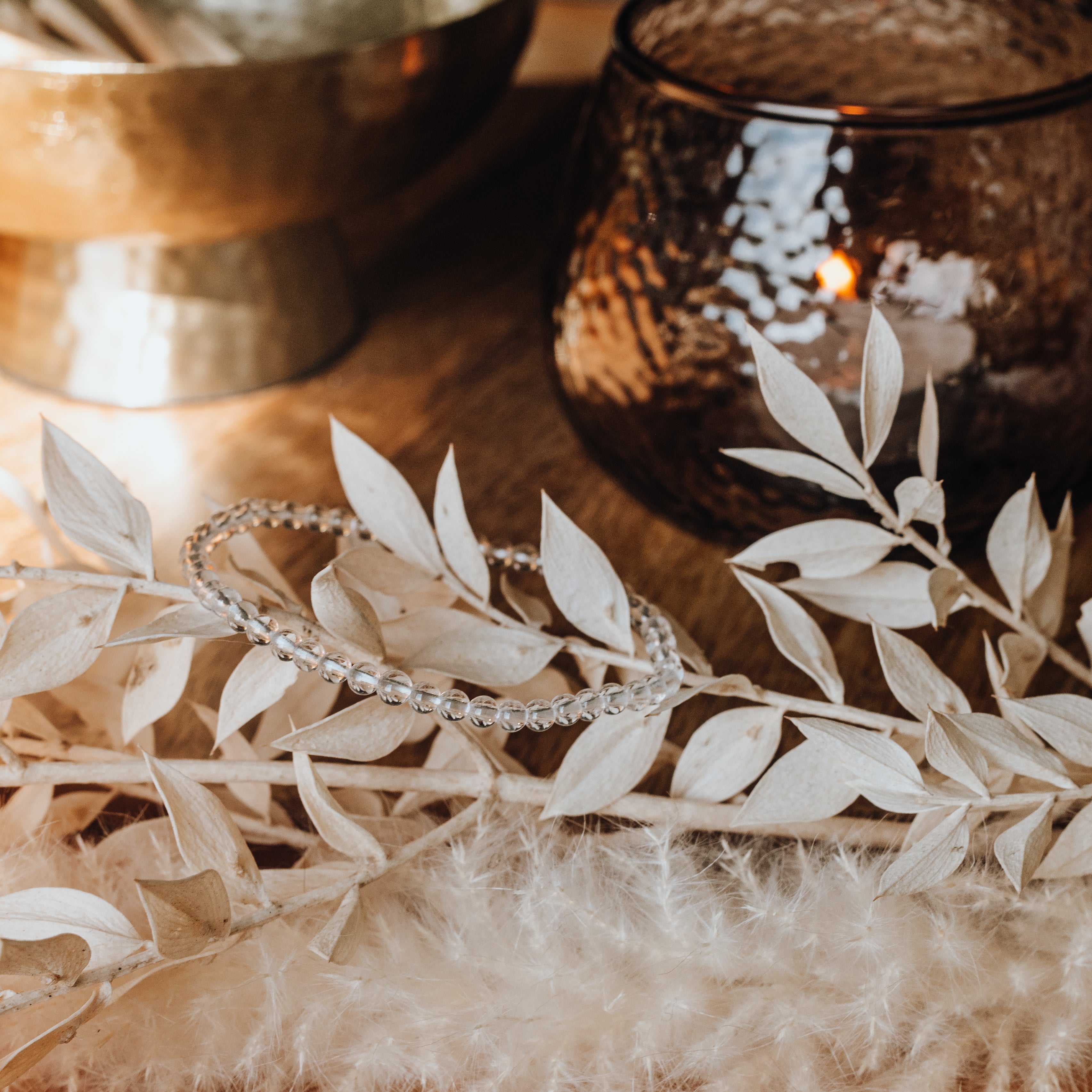 Bergkristall Armband - Ich gehe meinen Weg