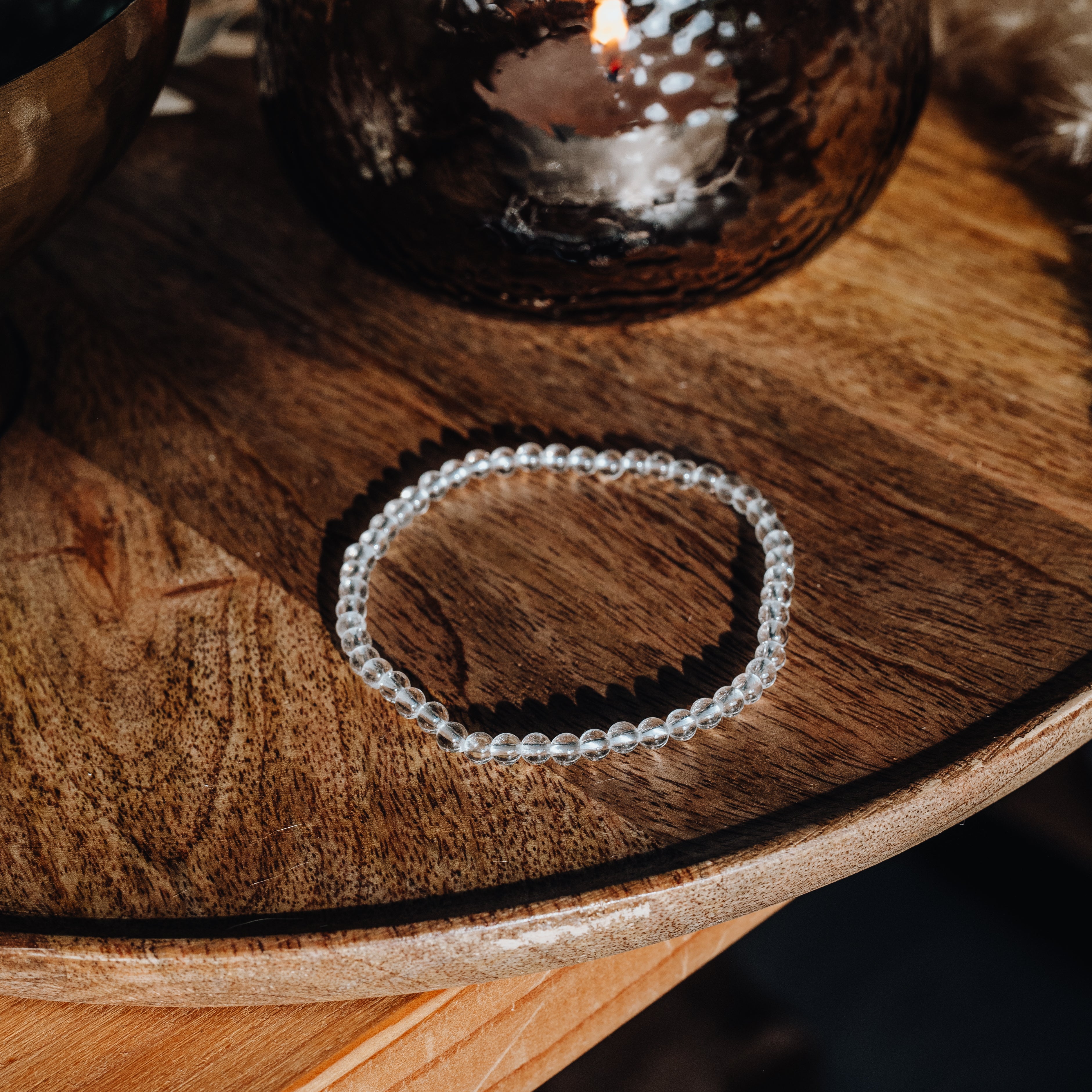 Bergkristall Armband - Ich gehe meinen Weg