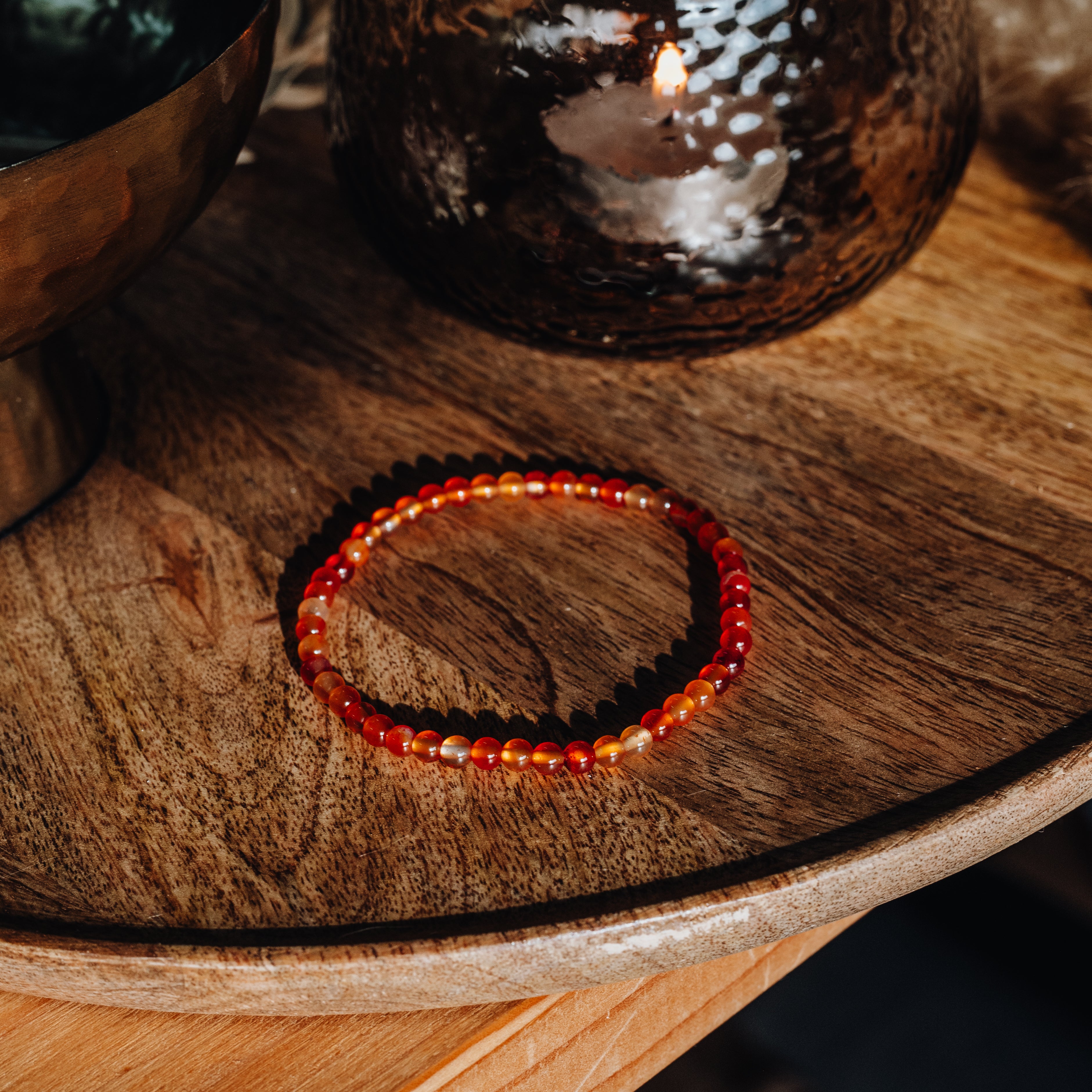 Karneol Armband - Ich bin mutig&stark