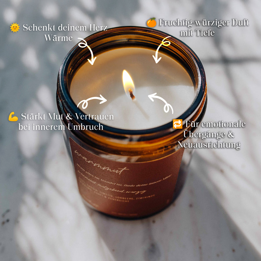 Innerlicht Ritual Set - 4 Aromakerzen für dein Nervensystem