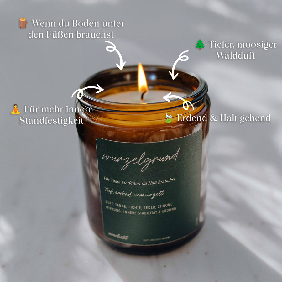 Innerlicht Ritual Set - 4 Aromakerzen für dein Nervensystem