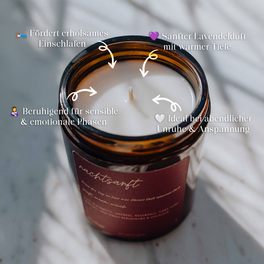 Innerlicht Ritual Set - 4 Aromakerzen für dein Nervensystem