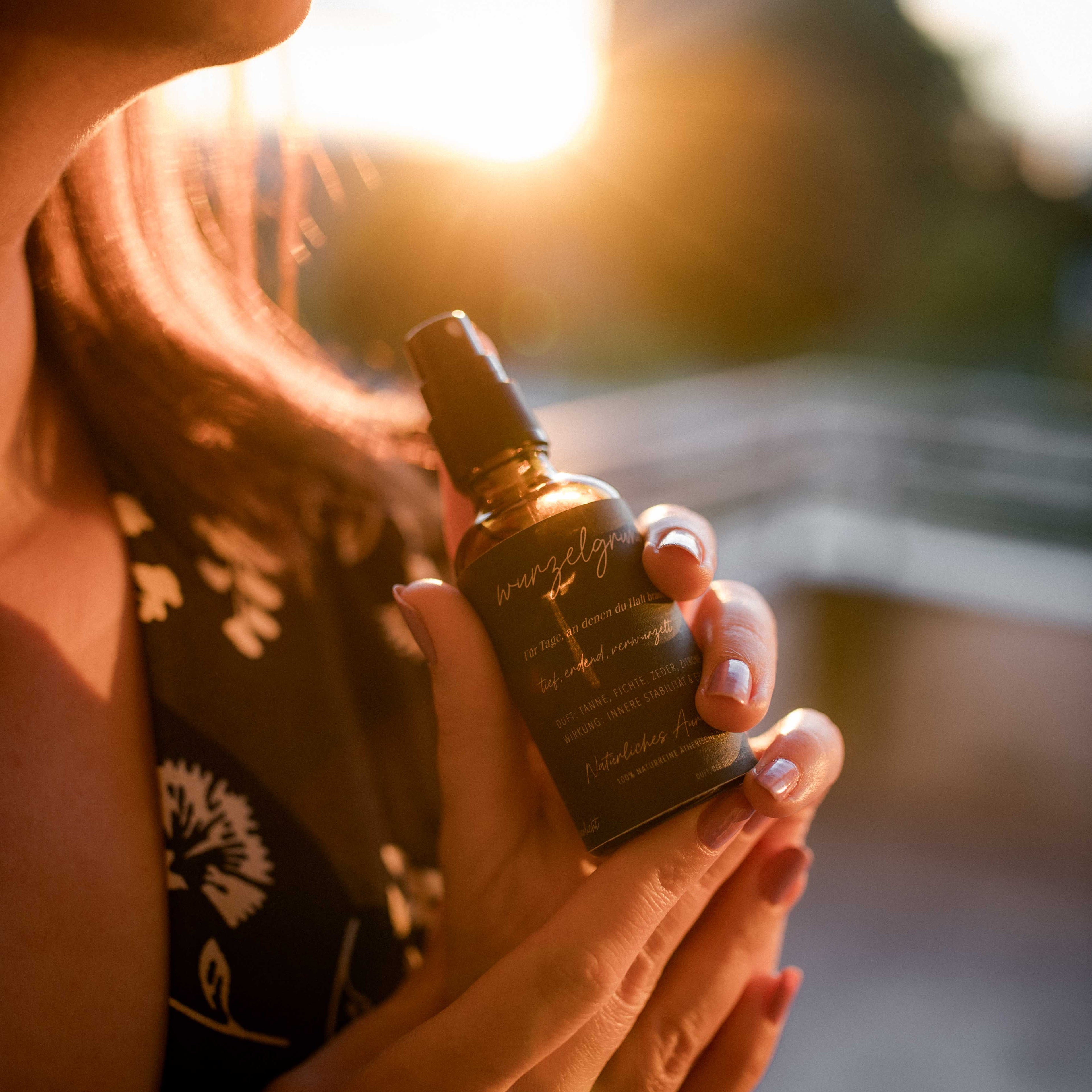 Wurzelgrund - Aura- und Kissenspray für Erdung