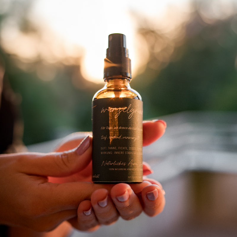 Wurzelgrund - Aura- und Kissenspray für Erdung