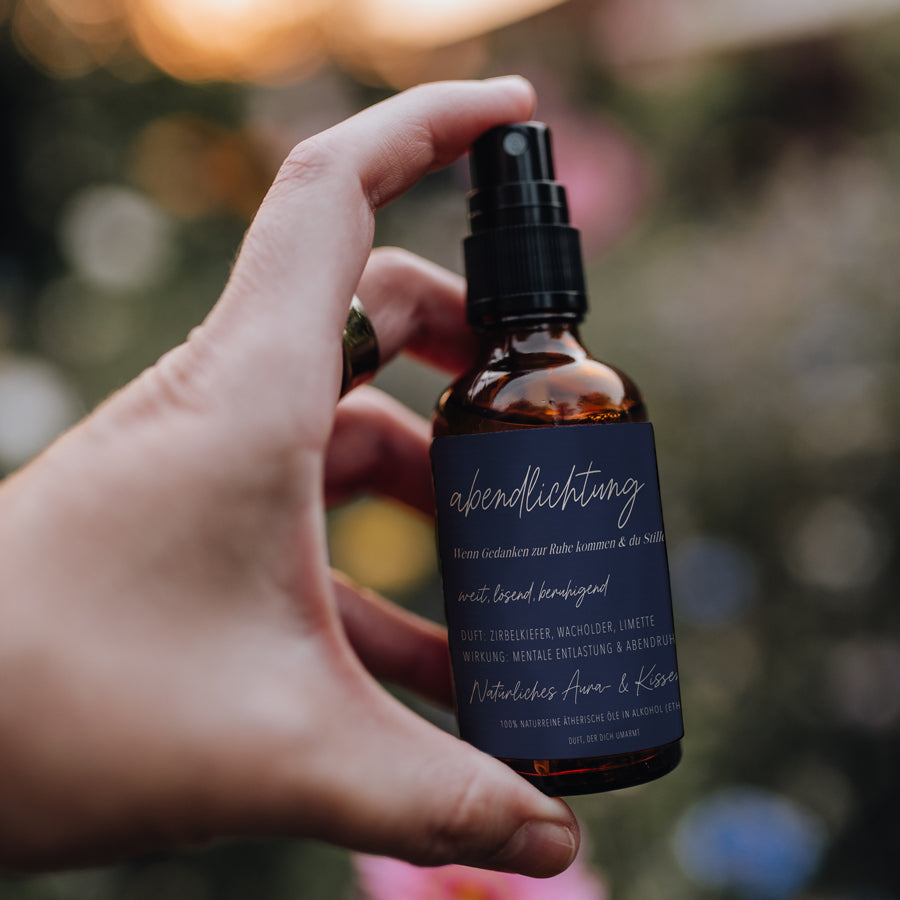 Abendlichtung - Aura- und Kissenspray für innere Ruhe