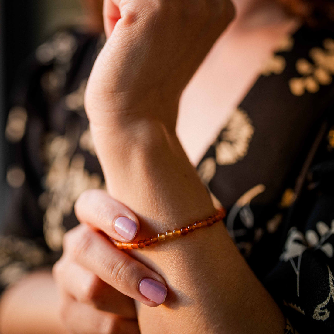 Karneol Armband - Ich bin mutig&amp;stark