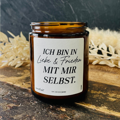 Affirmationskerze – mit deiner persönlichen Botschaft &amp; deinem Duft
