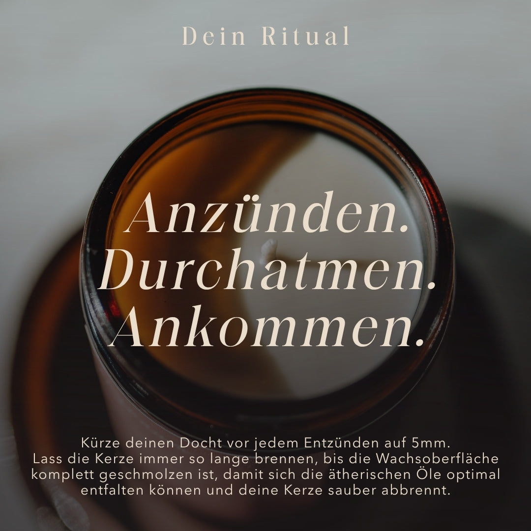 Abendlichtung - Duftkerze bei innerer Unruhe