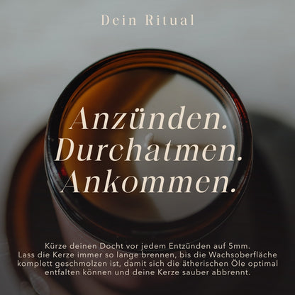 Abendlichtung - Duftkerze bei innerer Unruhe