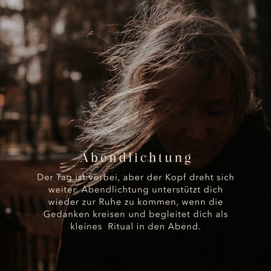 Abendlichtung - Duftkerze bei innerer Unruhe