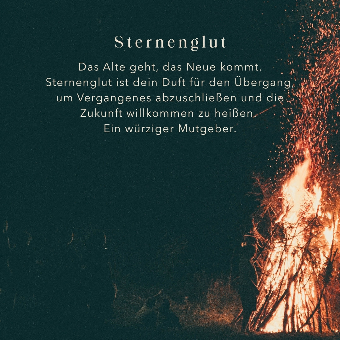 nur mut – limitierte Duftkerze im irisierenden Glas + Karte