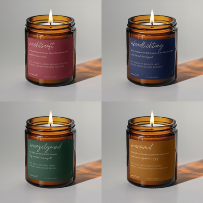 Die Innerlicht-Kollektion – Vier Kerzen für deine Rituale zum Vorteilspreis