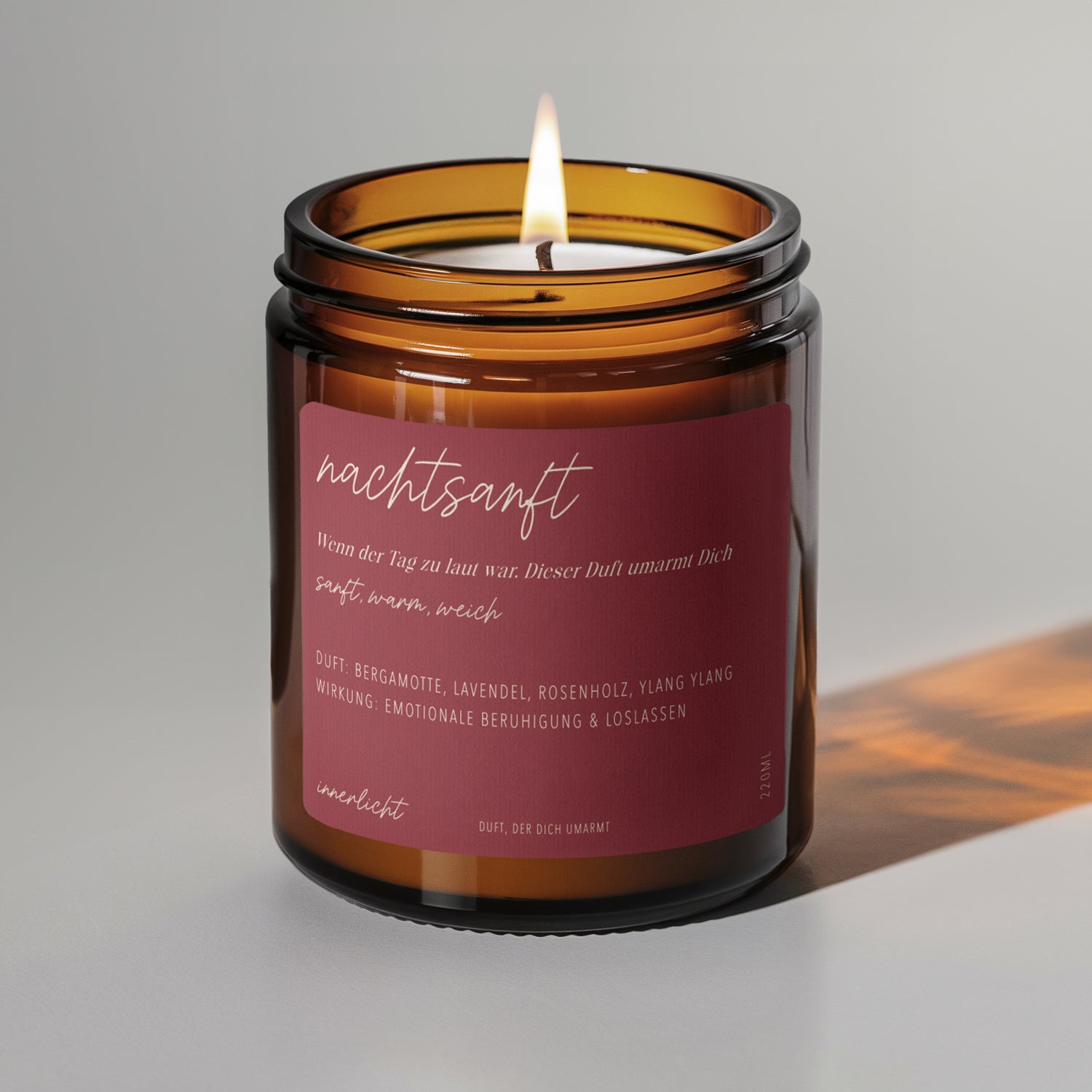 Nachtsanft - Duftkerze für emotionales Loslassen &amp; ruhigen Schlaf