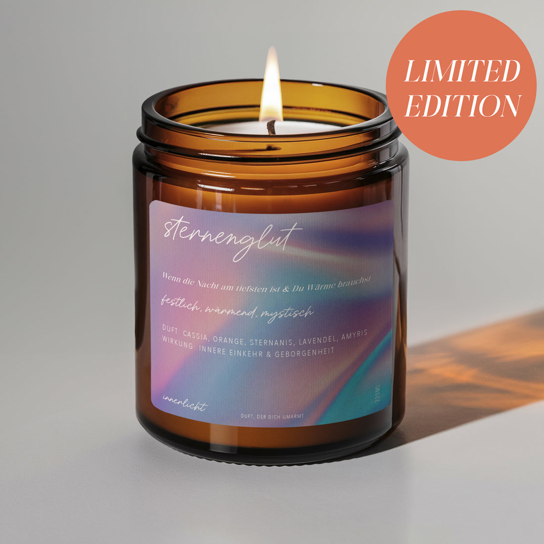 Sternenglut – Duftkerze für Licht im Dunkeln &amp; magische Winternächte
