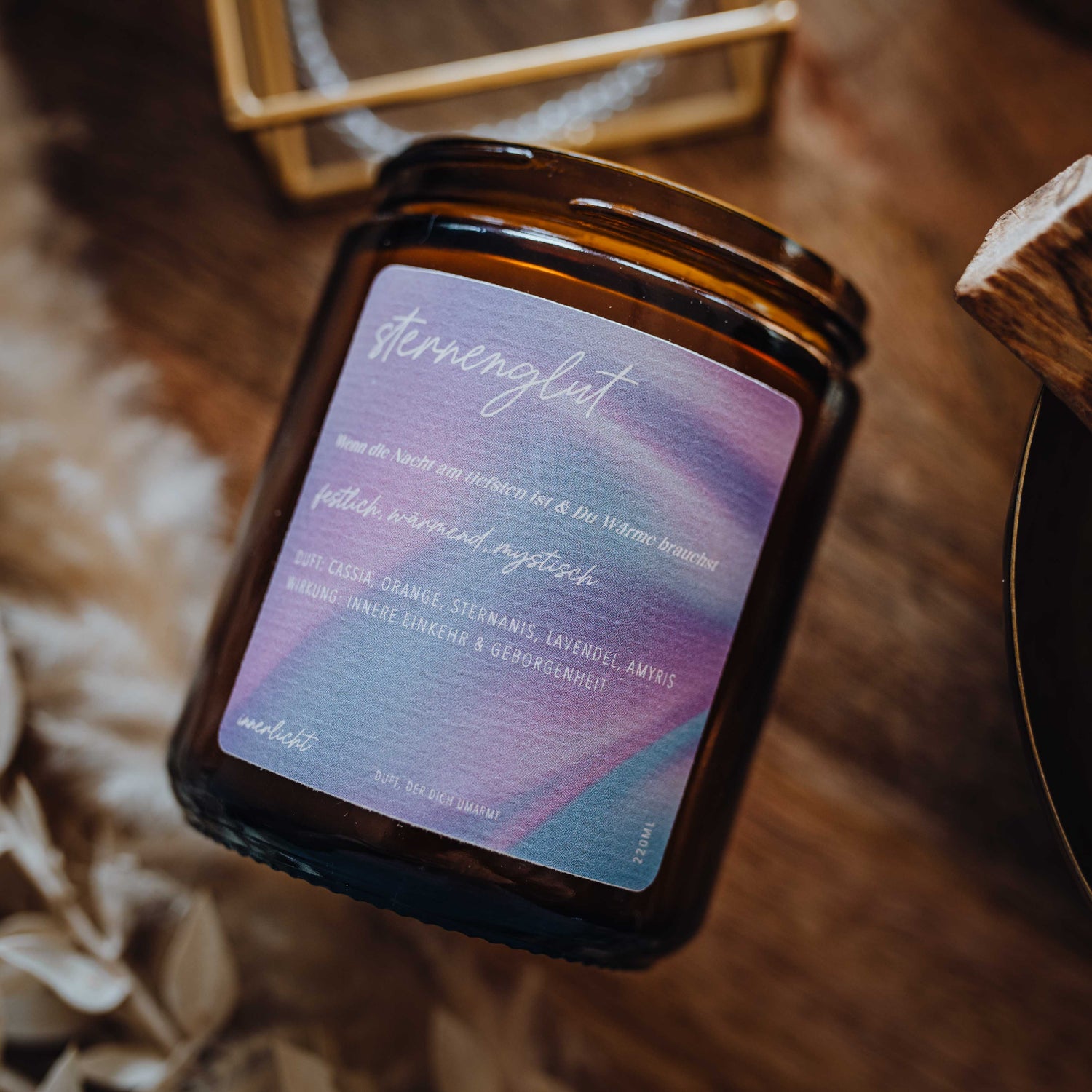 Sternenglut – Duftkerze für Licht im Dunkeln &amp; magische Winternächte