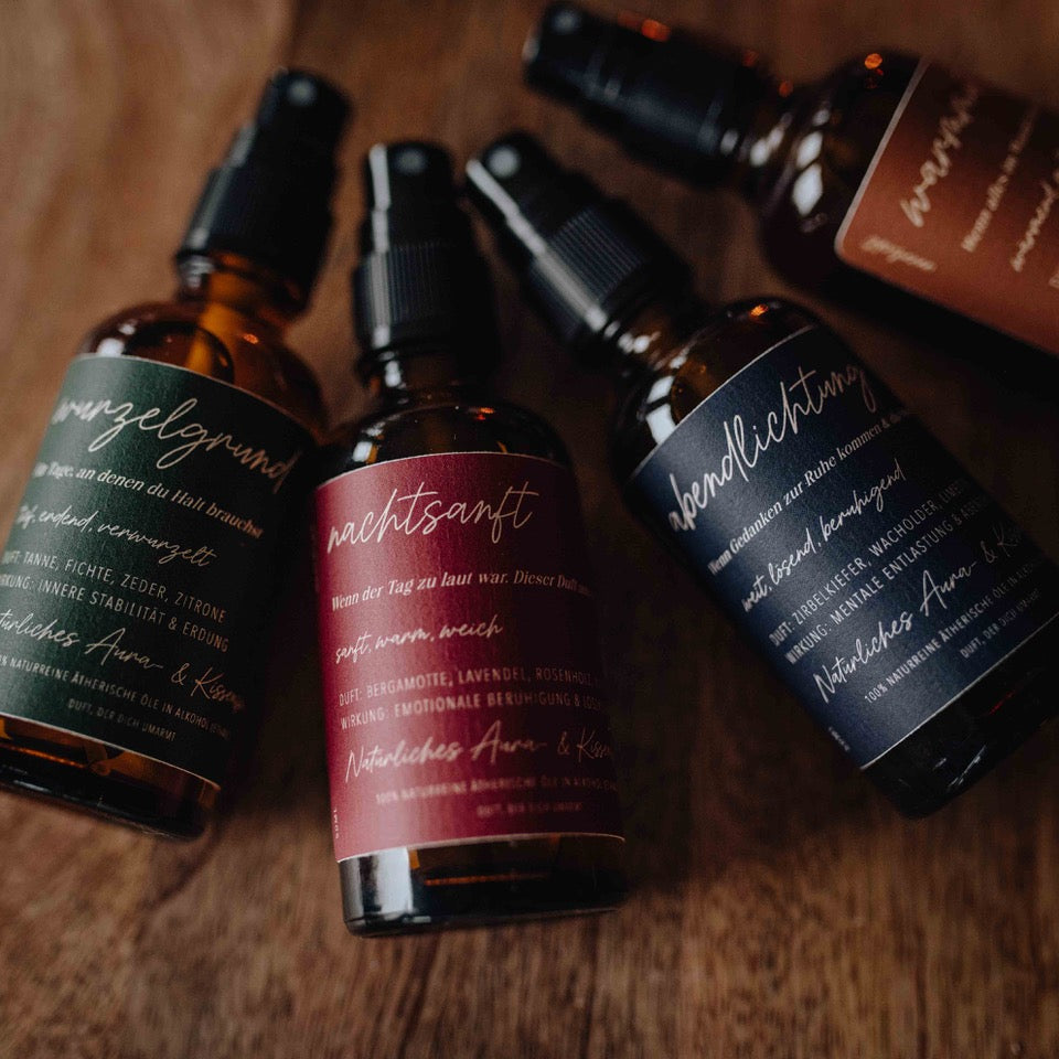 Die Innerlicht-Kollektion – Vier Aurasprays zum Vorteilspreis