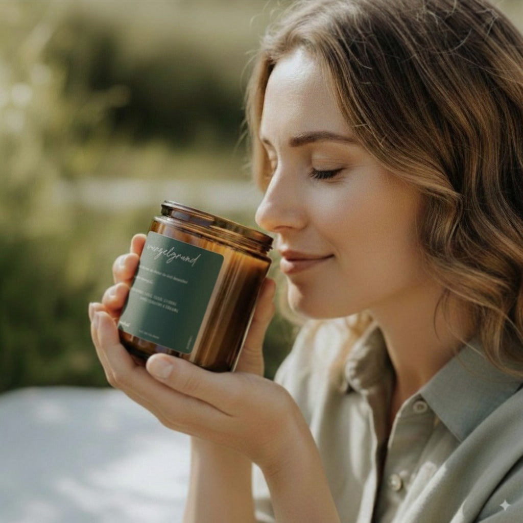 Wurzelgrund - Duftkerze für Erdung &amp; innere Stabilität