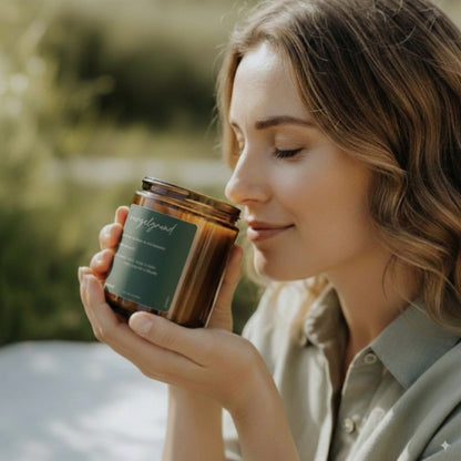 Wurzelgrund - Duftkerze für Erdung &amp; innere Stabilität